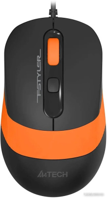 Мышь A4Tech Fstyler FM10S (оранжевый/черный) 