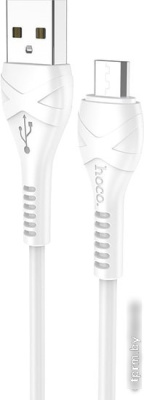 Кабель Hoco X37 microUSB (белый) 