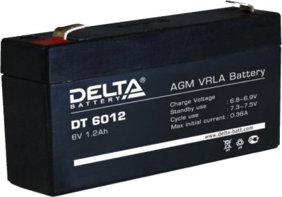 Delta DT 6012 (6В/1.2 А·ч) 