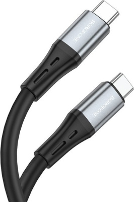 Кабель Borofone BX88 USB Type-С - USB - Type-C (1 м, черный) 