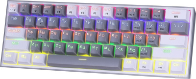 Клавиатура Redragon Fizz (Redragon Melt-Gold, серый/белый) 