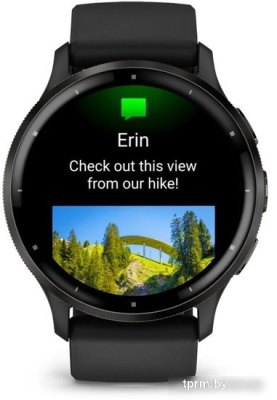 Умные часы Garmin Venu 3 (черный, с силиконовым ремешком) 