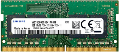Оперативная память Samsung 8ГБ DDR4 SODIMM 3200 МГц M471A1G44CB0-CWE 