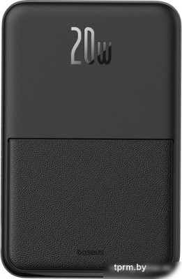 Внешний аккумулятор Baseus MagPro Magnetic Bracket Wireless Fast-Charging Power Bank 20W 5000mAh (черный) 