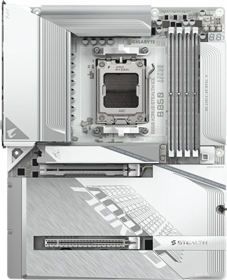 Материнская плата Gigabyte B850 Aorus Stealth Ice 