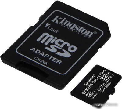 Карта памяти Kingston Canvas Select Plus microSDHC 32GB (с адаптером) 