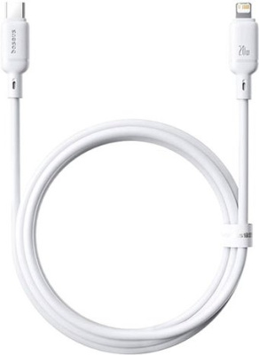 Кабель Baseus Silky Series Fast Charging Cable USB Type-C - Lightning (1 м, белый)