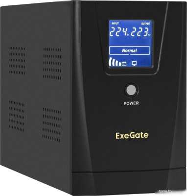 Источник бесперебойного питания ExeGate SpecialPro Smart LLB-2000.LCD.AVR.4C13.RJ.USB EX292631RUS 