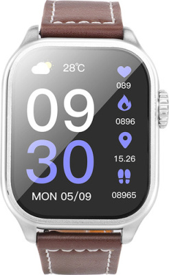 Умные часы Hoco Y17 (серебристый)