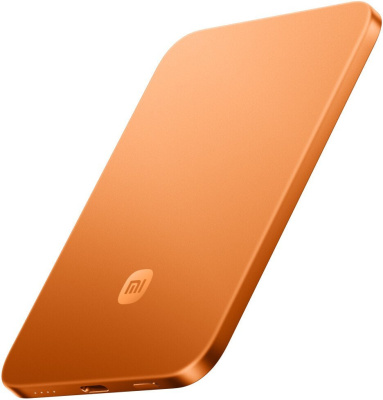 Внешний аккумулятор Xiaomi UltraThin Magnetic Power Bank 5000 15W MDY-20-EB (оранжевый) 