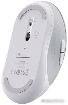 Мышь Baseus F02 Ergonomic Wireless Mouse (белый) 
