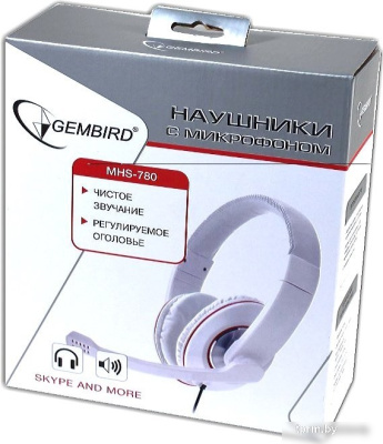 Наушники Gembird MHS-780 (белый) 