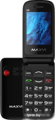 Кнопочный телефон Maxvi E8 (черный) 