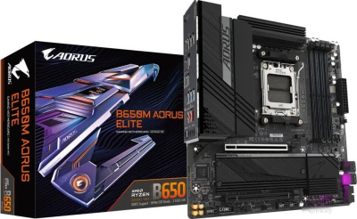 Материнская плата Gigabyte B650M Aorus Elite (rev. 1.3) 