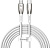 Кабель Baseus Glimmer Series Fast Charging Data Cable USB Type-C - Type-C 100W CADH000702 (1 м, белый) 