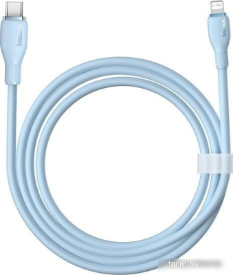 Кабель Baseus Pudding Series USB Type-C - Lightning (2 м, голубой) 