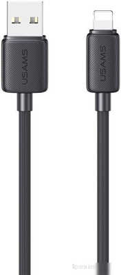 Кабель Usams US-SJ694 USB Type-A - Lightning (2 м, черный) 
