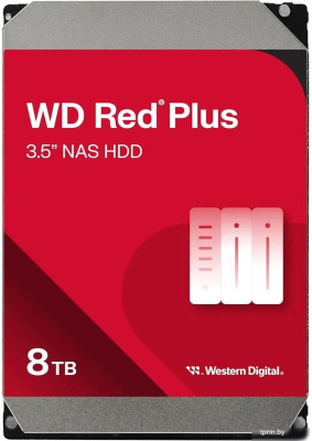 Жесткий диск WD Red Plus 8TB WD80EFPX 