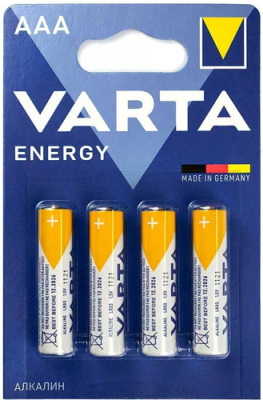Батарейка Varta Energy LR03 AAA Alkaline 4103 BL4