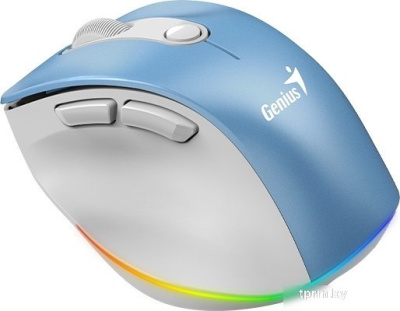 Мышь Genius Ergo 9000S Pro (голубой) 