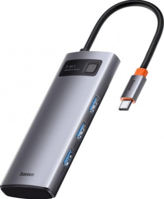 USB-хаб Baseus Metal Gleam Series Multifunctional HUB Type-C Hub Docking Station CAHUB-CX0G