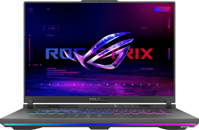 ASUS ROG Strix G16/ G614JIR-N4169/ i9-14900HX/ 16 WQXGA IPS-level AG 16:10 500nits 240Hz/ GF RTX 4070 8GB/ 32GB/ 1TB/ DOS/ noODD/ Eclipse Gray ноутбук 90NR0IG5-M007R0 