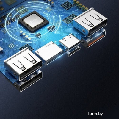 Baseus Amblight Digital Display 65W 30000mAh (белый) 