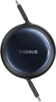 Кабель Baseus Nomos Retractable Retractable Cable USB Type-C - USB Type-C 100W (1.5 м, черный)