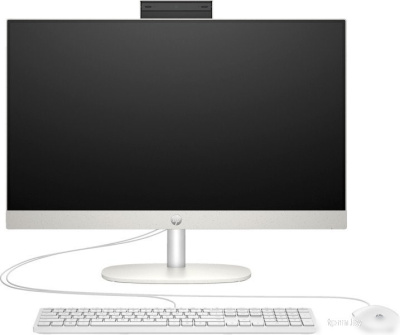 HP 24 AiO/ 24-cr0069ny/ i5-1334U/ 23.8 FHD IPS AG/ Iris Xe/ 8GB/ 512GB/ DOS/ ENG/ White wired KBD+mouse/ Shell White моноблок B94WLEA 