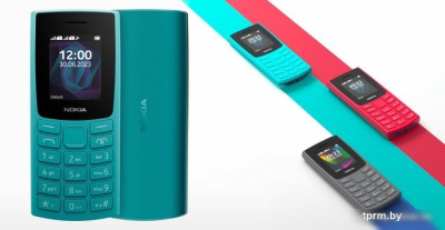 Кнопочный телефон Nokia 105 (2023) Dual SIM TA-1557 (бирюзовый) 