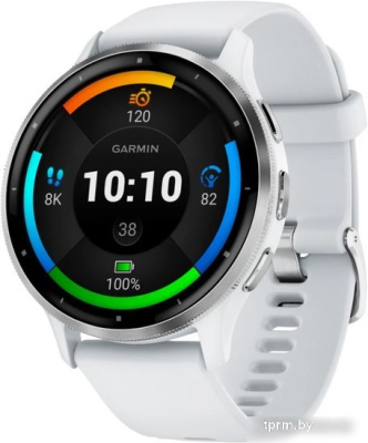 Garmin Venu 3 (белый, с силиконовым ремешком) 