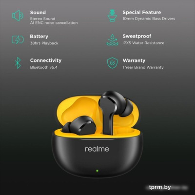 Наушники Realme Buds T110 (черный) 