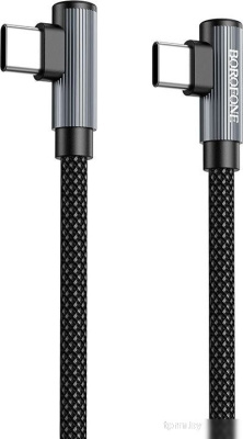 Кабель Borofone BU50 USB Type-C - USB Type-C (1 м, черный) 