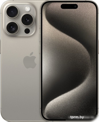 Смартфон Apple iPhone 15 Pro 256GB (природный титан) 