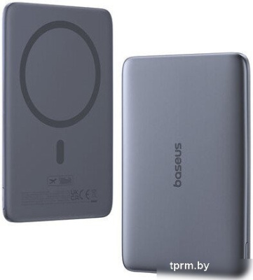 Baseus PicoGo AM41 Ultra-Slim Magnetic Power Bank 5000mAh (серый) 