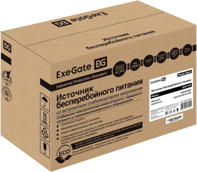 ExeGate Power Back BNB-1000.LED.AVR.2SH.RJ.USB 