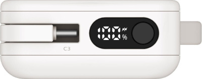 Внешний аккумулятор Momax 1-Power Vital+ Built-In USB-C IP138 10000mAh (белый) 