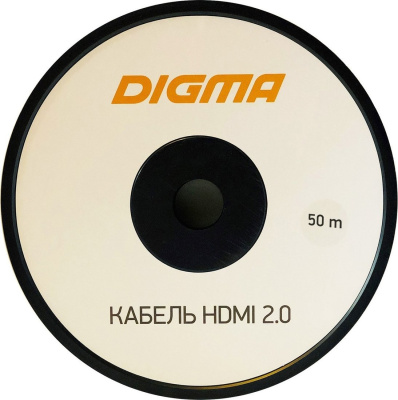 Кабель Digma BHP AOC 2.0-50 (50 м, черный) 