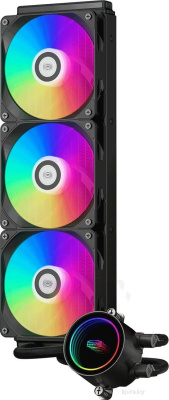 Система жидкостного охлаждения для процессора PCCooler DA360 ARGB (черный) 