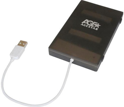 Бокс для жесткого диска AgeStar SUBCP1 Black 