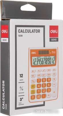 Бухгалтерский калькулятор Deli E1238black 