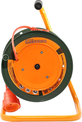 Удлинитель на катушке Glanzen EB-30-001