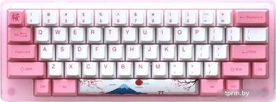 Клавиатура Akko ACR 59 Acrylic Tokyo (Akko CS Jelly Pink, нет кириллицы) 