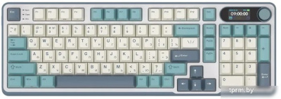 Клавиатура Royal Kludge RK-S98 RGB Light Cloud (RK Chartreuse) 