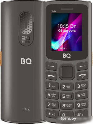Кнопочный телефон BQ-Mobile BQ-1862 Talk (серый) 