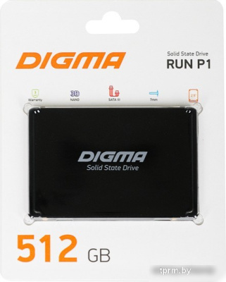 SSD Digma Run P1 512GB DGSR2512GP13T 
