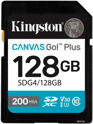 Kingston Canvas Go! Plus SDXC 128GB SDG4/128GB 