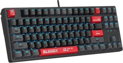 Клавиатура A4Tech Bloody AT87 (черный/красный) 