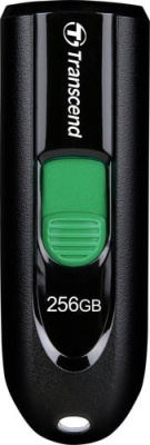 USB Flash Transcend JetFlash 790C 256GB (черный/зеленый)