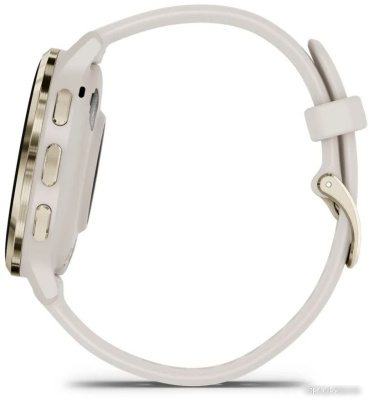 Garmin Venu 3S (слоновая кость, с силиконовым ремешком) 